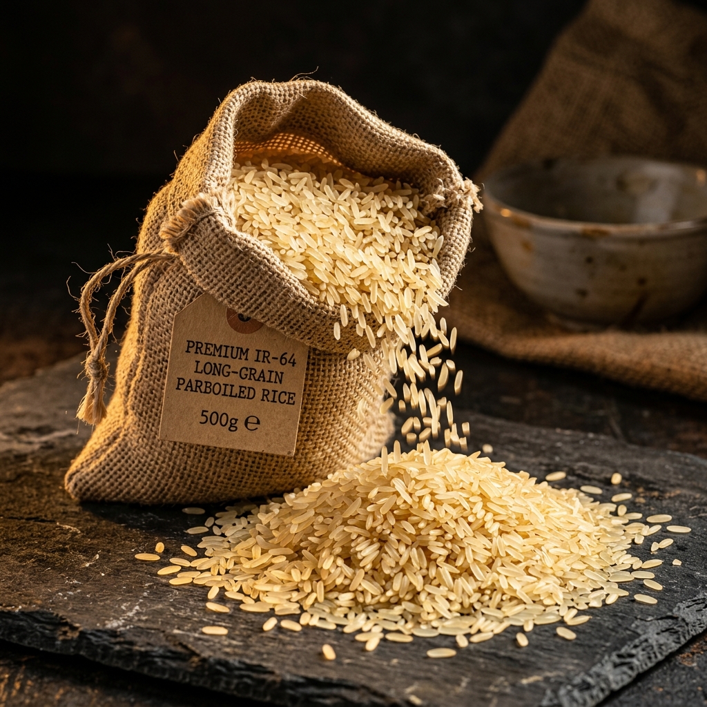 IR-64 Long Grain Rice (Parboiled)